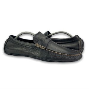 Bostonian Black Leather Driving Loafers